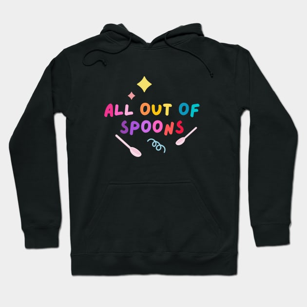 All out of spoons Hoodie by applebubble